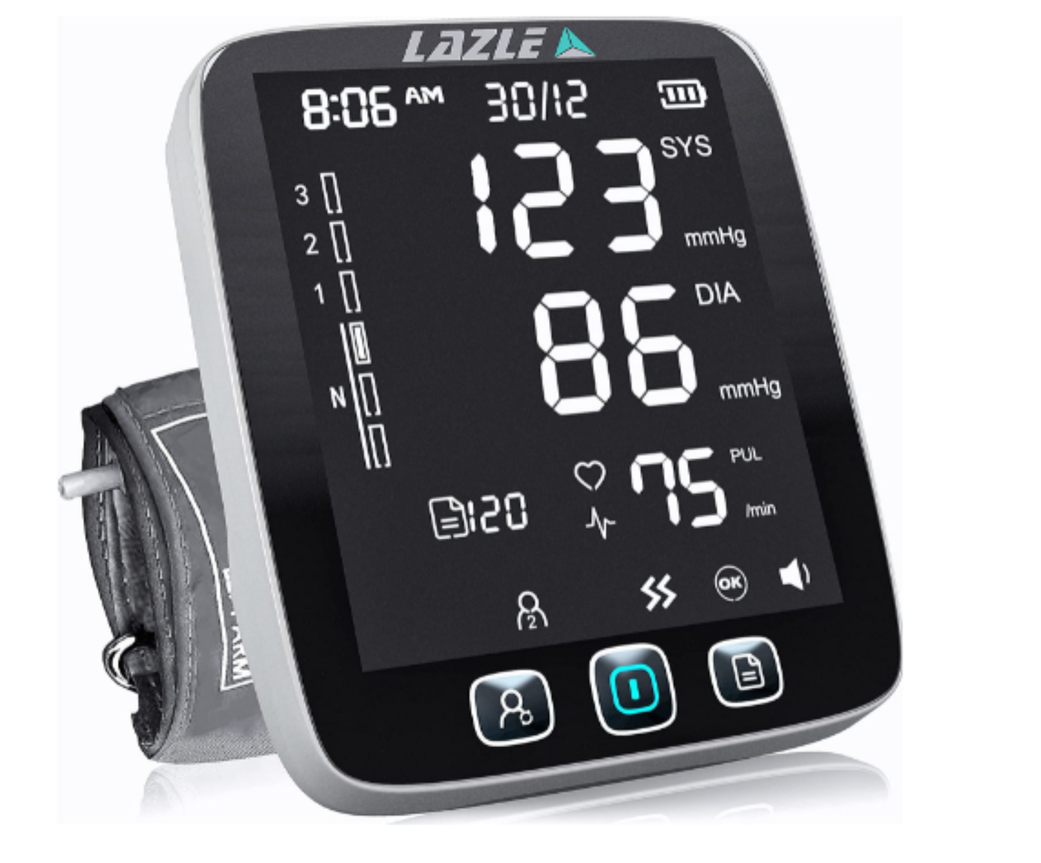 1 LAZLE Blood Pressure Monitor Review With Pros & Cons